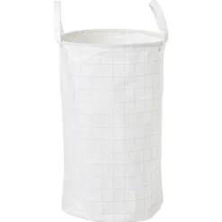 Panier à linge 60L tissu blanc < Gifi Online
