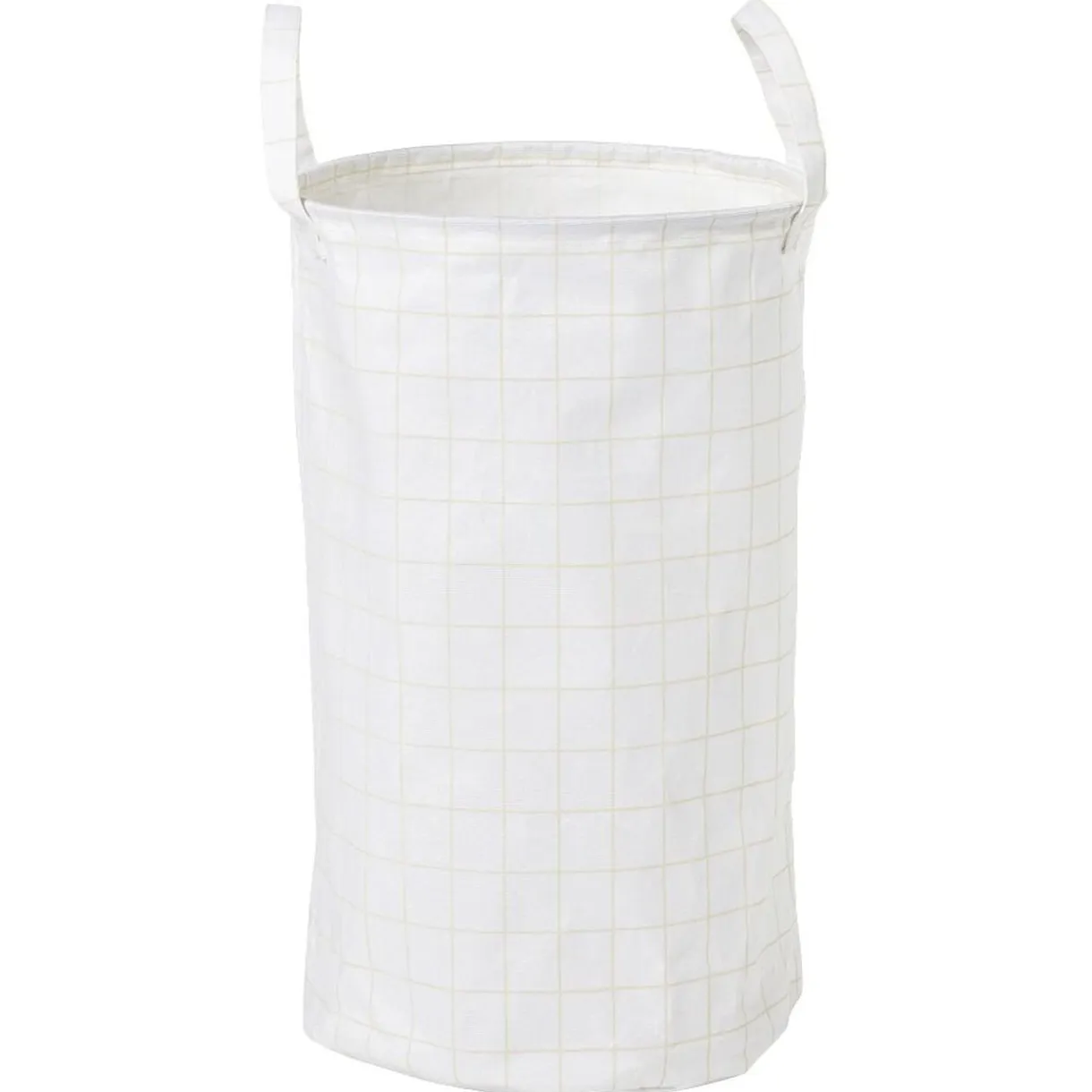 Panier à linge 60L tissu blanc < Gifi Online