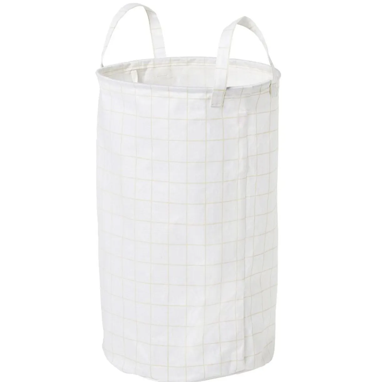 Panier à linge 60L tissu blanc < Gifi Online