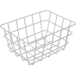 Panier métal filaire blanc < Gifi