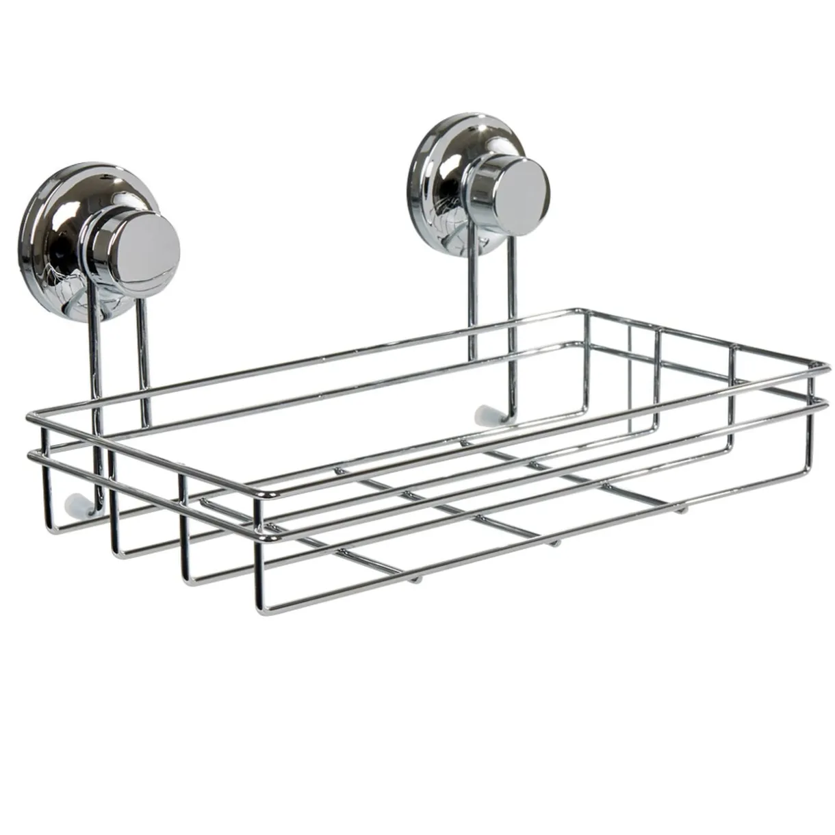 Panier serviteur de douche à ventouse inox < Gifi New