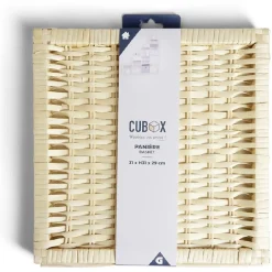 Panière bimatière Box Cube 31xH31x29cm < Gifi Best
