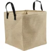 Panière Box Cube effet jute 31x31x31cm beige < Gifi New