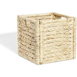 Panière Box Cube jacynthe 31x31x31cm