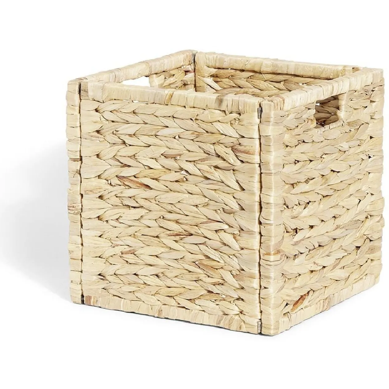 Panière Box Cube jacynthe 31x31x31cm
