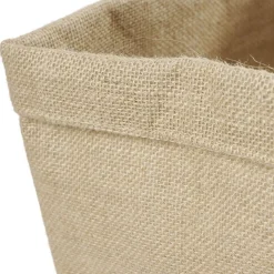 Panière Box Cube jute 31x31x31cm beige < Gifi Sale