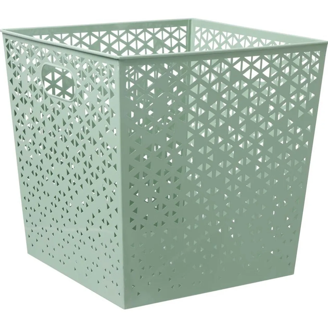 Panière Box Cube 30x30x30cm métal perforé (3 modèles)