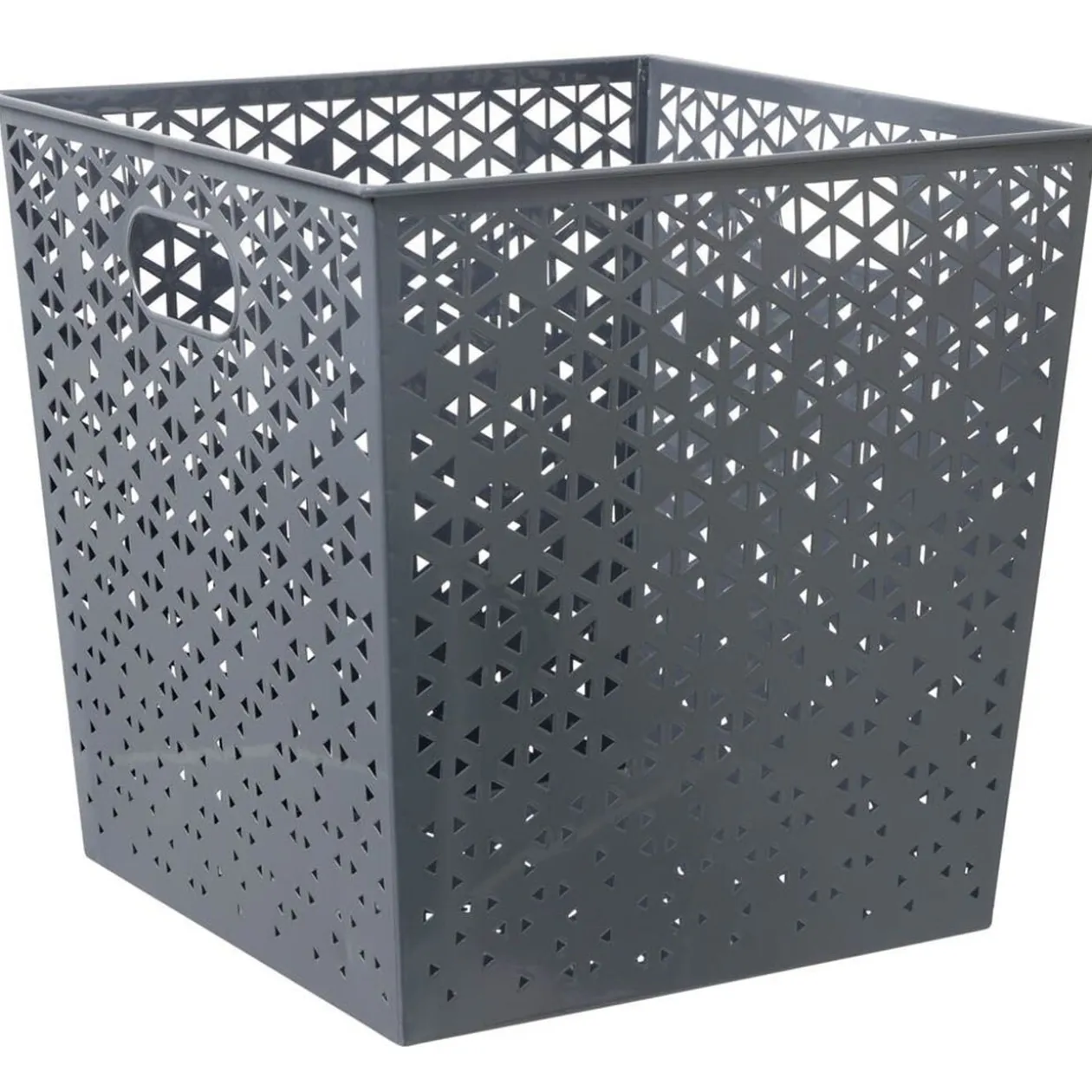 Panière Box Cube 30x30x30cm métal perforé (3 modèles)