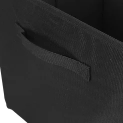 Panière Box Cube 31x31x31cm noir