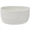 Panière de rangement coton blanc Ø22xH11cm < Gifi Outlet