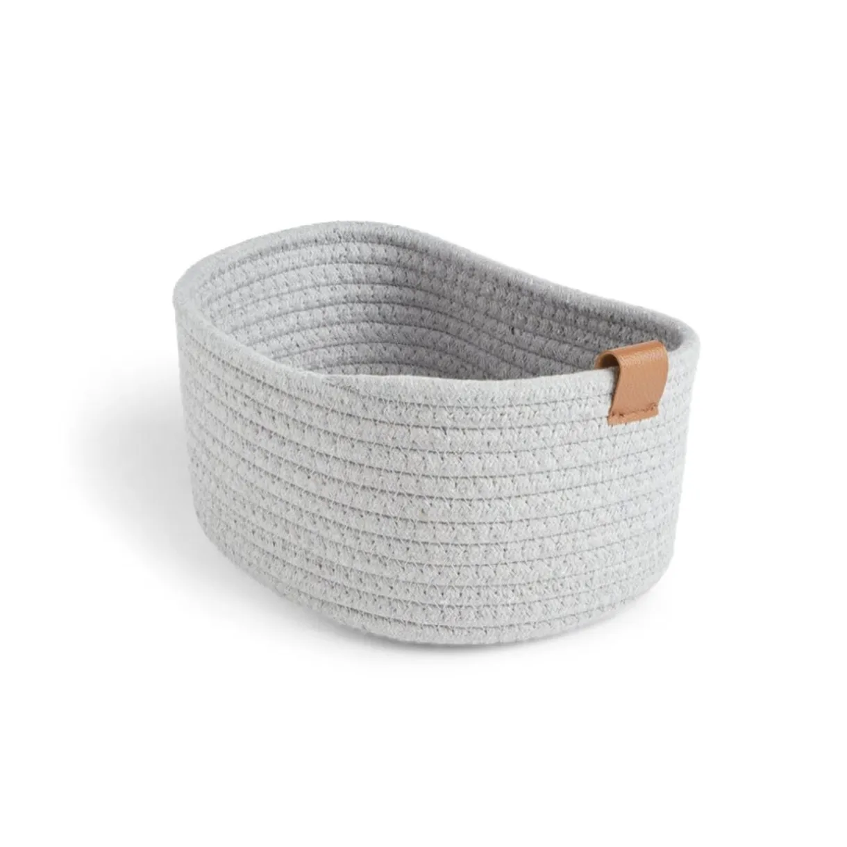 Panière de rangement coton tressé rose 22x16xH11cm - petit modèle < Gifi Outlet