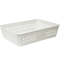 Panière de rangement plastique 27x19xH7cm (3 modèles) < Gifi Clearance