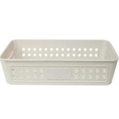 Panière de rangement plastique 27x19xH7cm (3 modèles) < Gifi Clearance