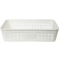 Panière de rangement plastique 27x19xH7cm (3 modèles) < Gifi Clearance