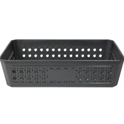Panière de rangement plastique 27x19xH7cm (3 modèles) < Gifi Clearance