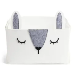 Panière de rangement pour enfant motif animal feutrine 4 modèles