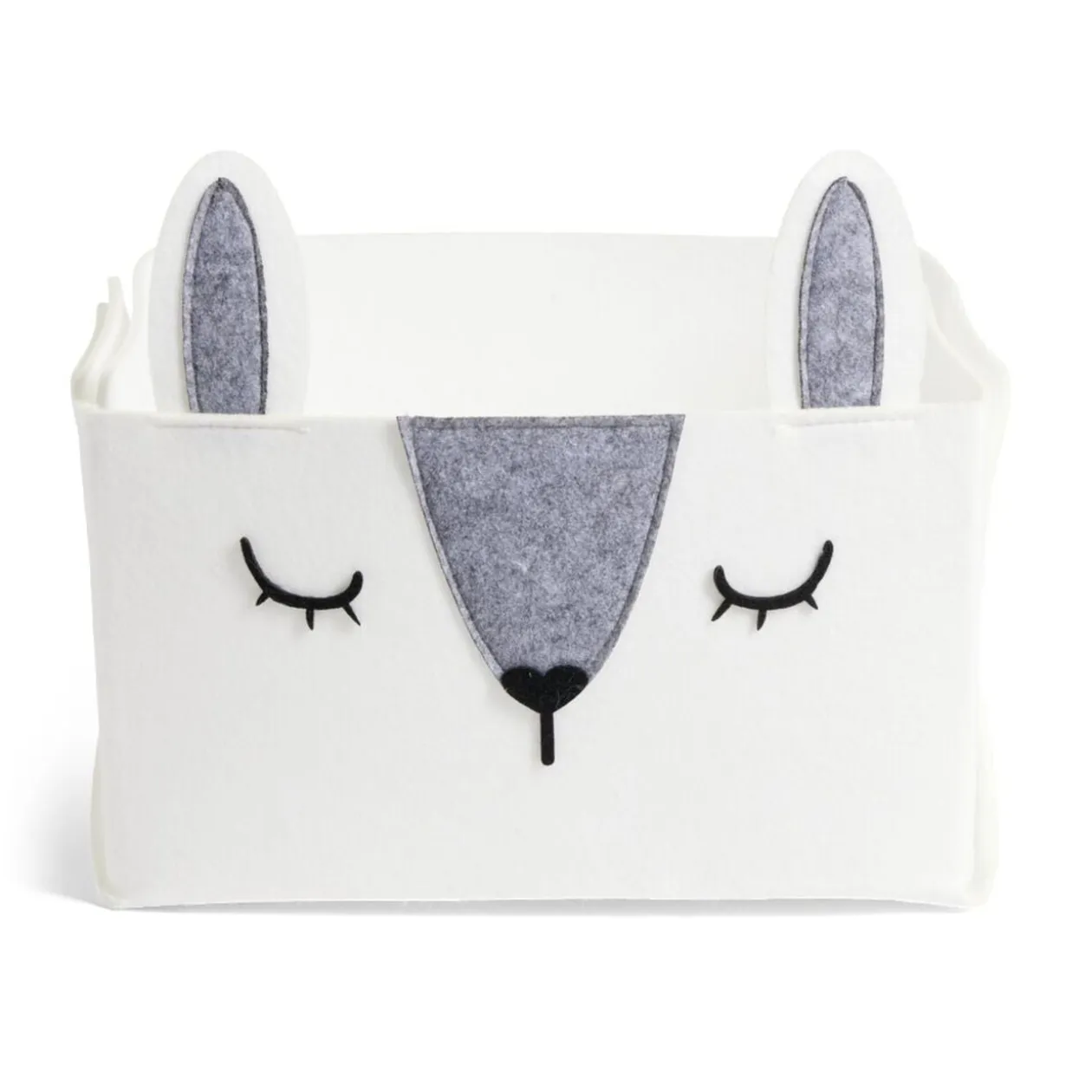 Panière de rangement pour enfant motif animal feutrine 4 modèles