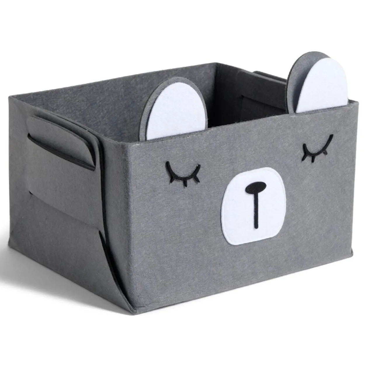 Panière de rangement pour enfant motif animal feutrine 4 modèles
