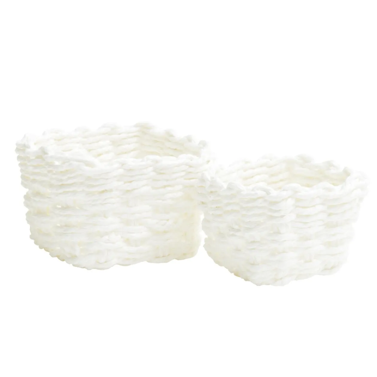 Panière de rangement tressée x2 tailles (3 modèles)