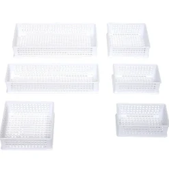 Panière de rangement x6 de tailles différentes