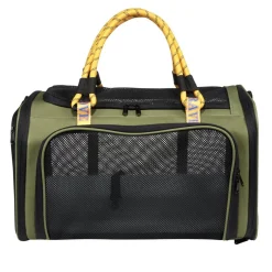 Panière de transport pour animaux plastique souple vert 45x30xH30cm < Gifi Best