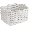 Panière en coton effet tricot 23x17xH.13 cm < Gifi Discount