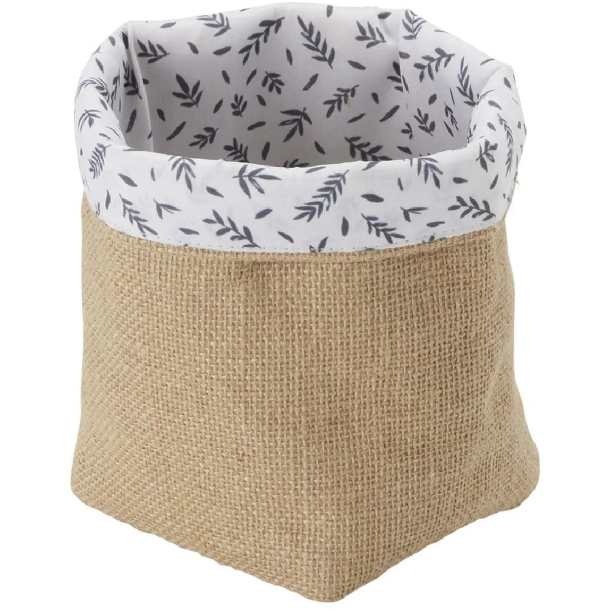 Panière en jute 12x12xH.16 cm < Gifi Hot