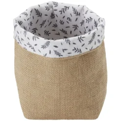 Panière en jute 12x12xH.16 cm < Gifi Hot