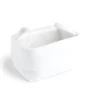 Panière laine bouclée blanche 32x22xH18cm < Gifi Outlet