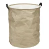 Panière à linge 60L en jute avec poignées Ø40xH50cm