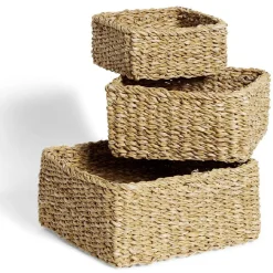 Panière osier carrée moyen modèle 22x22xH10cm < Gifi Best