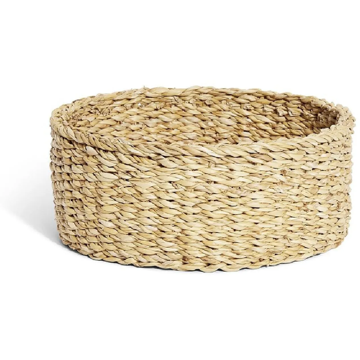 Panière osier ronde grand modèle Ø30xH12cm