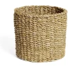 Panière osier ronde moyen modèle Ø21xH18cm