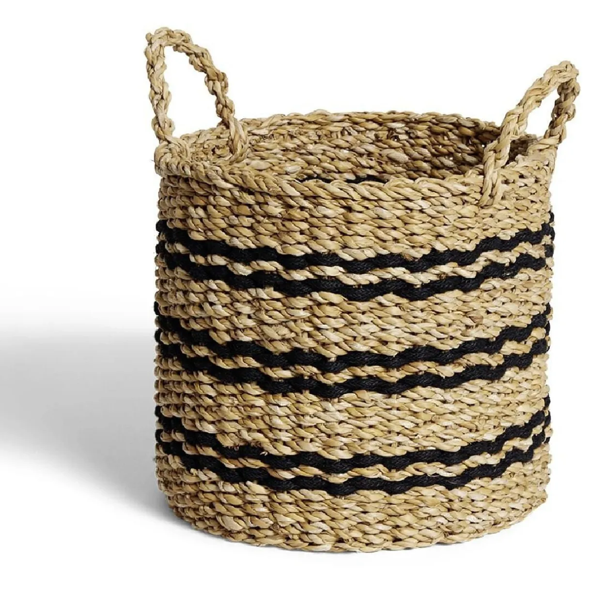 Panière osier ronde petit modèle Ø28x25cm < Gifi