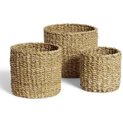 Panière osier ronde petit modèle Ø17xH16cm