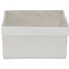 Panière rangement vêtement avec couvercle et fenêtre beige 35,5x26xH21,5cm < Gifi Sale