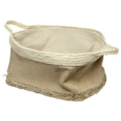 Panière rectangulaire en jonc naturel L34x24 cm < Gifi Online