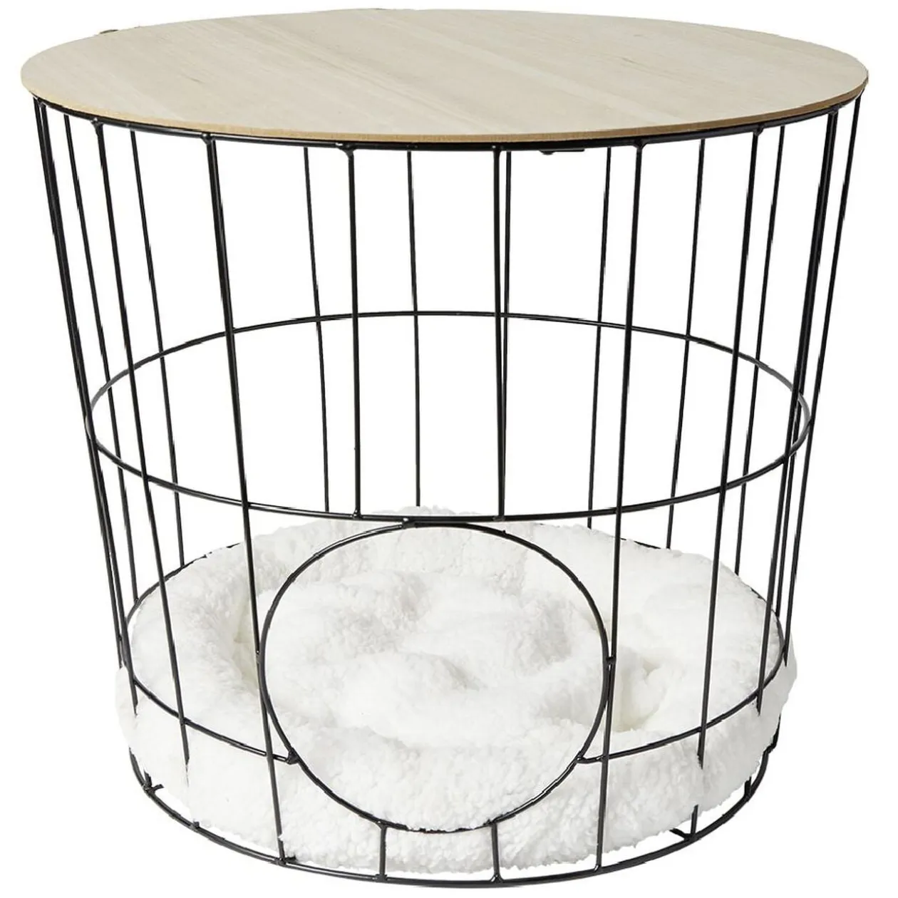 Panière ronde multifonction pour chat