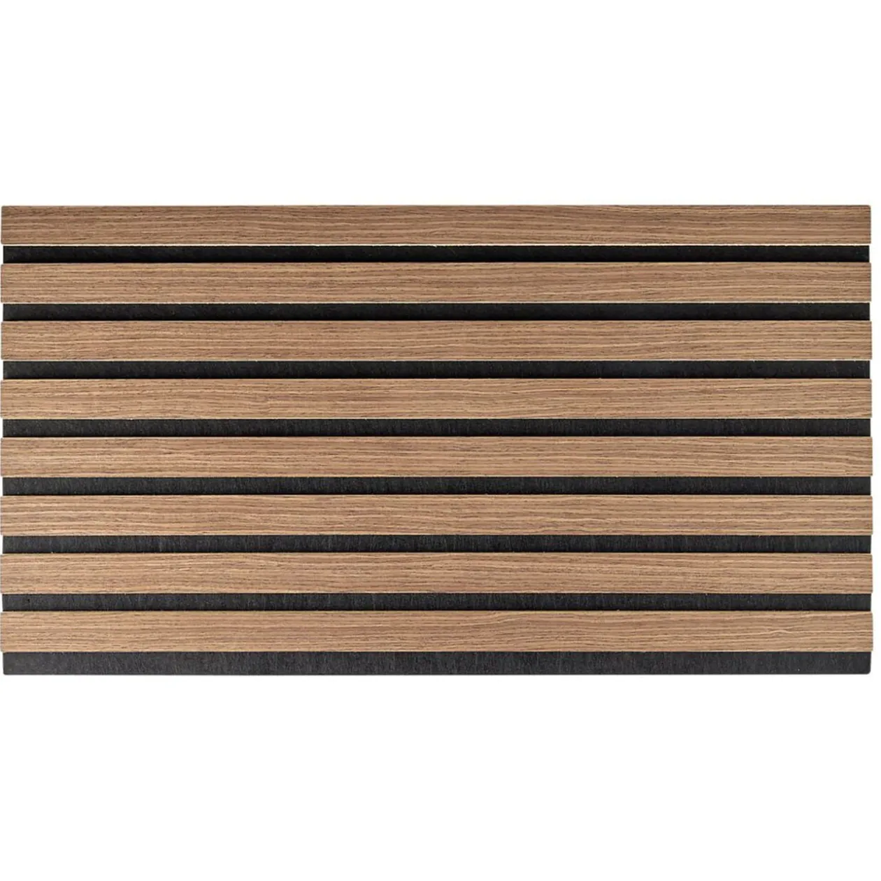Panneau décoratif x5 adhésif acoustique façon tasseaux de bois 32x60cm
