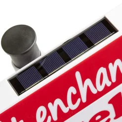 Panneau de Noël lumineux solaire à planter H100 cm