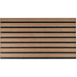 Panneau mural décoratif x5 acoustique adhésif marron 32x60cm < Gifi New