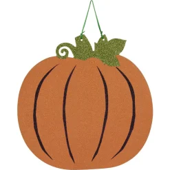 Panneau pailleté citrouille Halloween