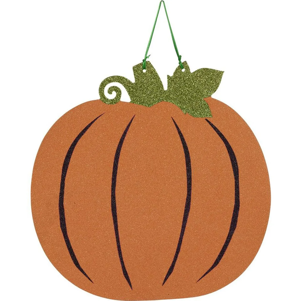 Panneau pailleté citrouille Halloween