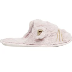Pantoufles chaussons chat rose et doré (3 tailles) < Gifi Online