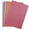Papier adhésif colorés et pailletés 18x15cm 10 feuilles