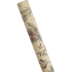 Papier cadeau Noël kraft rouleau 2m motif traditionnel (6 modèles) < Gifi Outlet