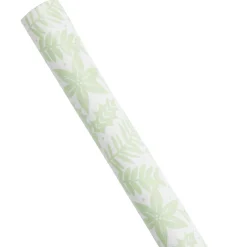 Papier cadeau Noël rouleau x3 avec 20 étiquettes autocollantes dorées