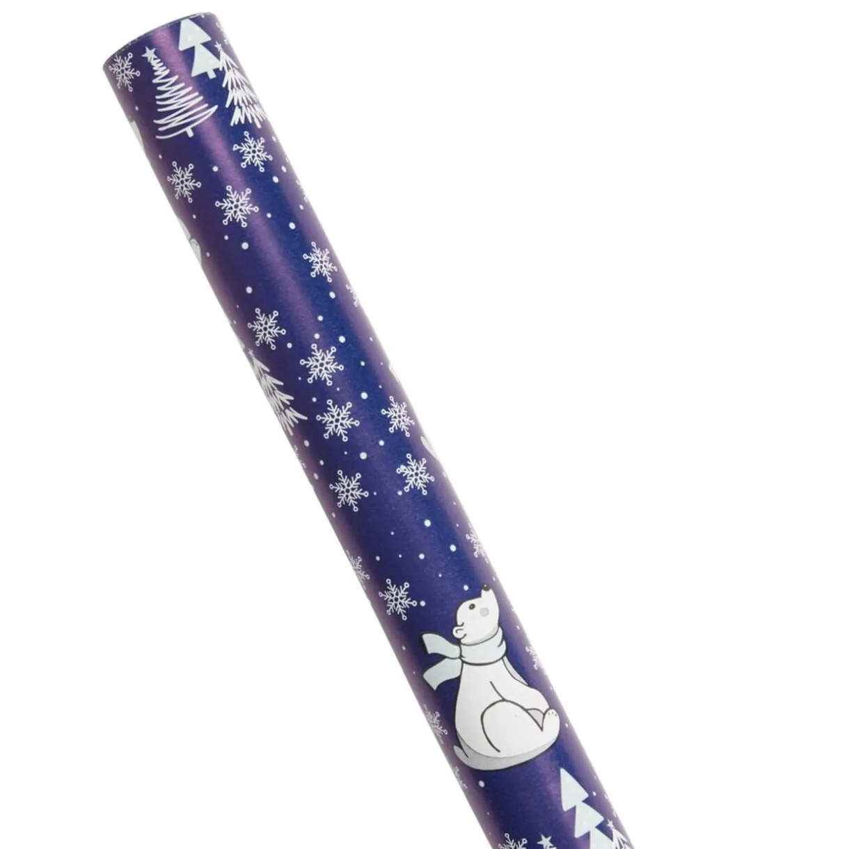 Papier cadeau Noël rouleau x3 avec 20 étiquettes autocollantes boréal < Gifi