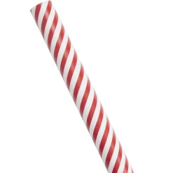 Papier cadeau Noël rouleau x3 avec 20 étiquettes autocollantes traditionnel