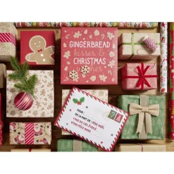 Papier cadeau Noël x4 rouleau 2m (2 modèles)